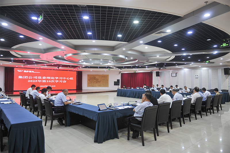集团公司党委理论学习中心组召开2025年10次学习会